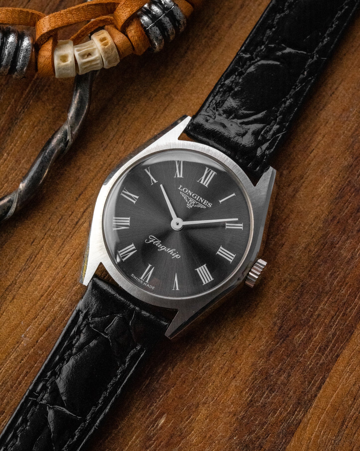 Longines Mini Flagship Grey Roman dial Ref. 4002-3 (Cal. 5601)