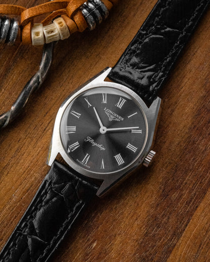 Longines Mini Flagship Grey Roman dial Ref. 4002-3 (Cal. 5601)
