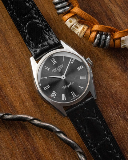 Longines Mini Flagship Grey Roman dial Ref. 4002-3 (Cal. 5601)