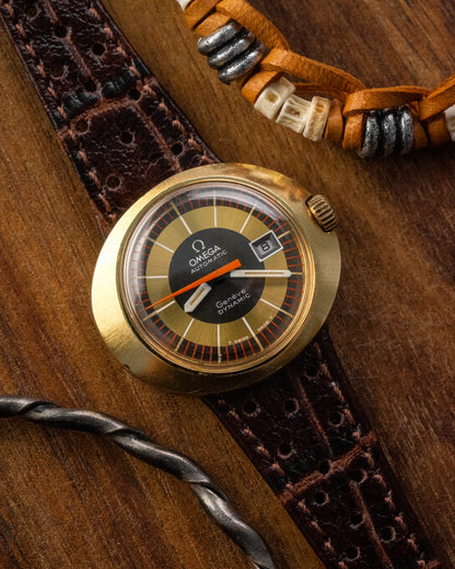 Omega Geneve Dynamic mini-UFO "Bulleyes" Gold Ref. 566.015 (Cal. 684)