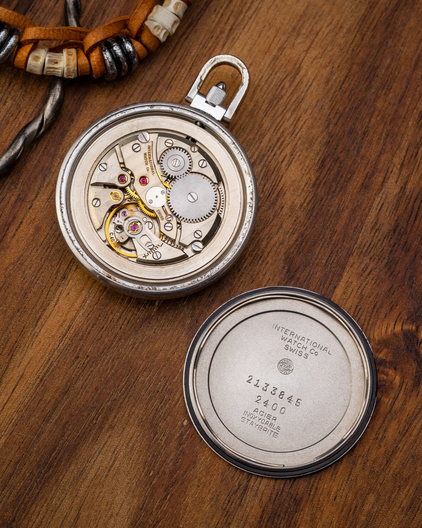IWC Schaffhausen Roman dial Pocket Watch Ref. 2400 (Cal. 403)