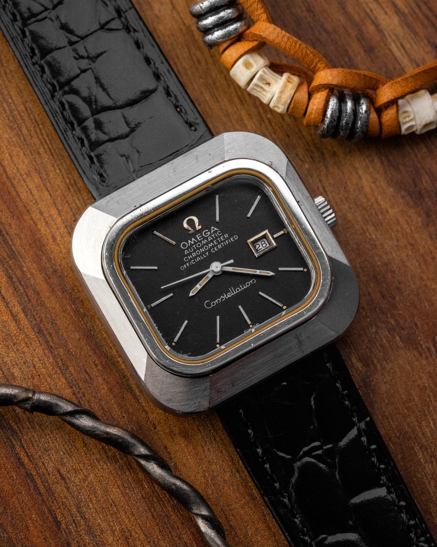 Omega Constellation Chronometer "Square-TV" Automatic Date Ref. 568.0021 (Cal. 685)