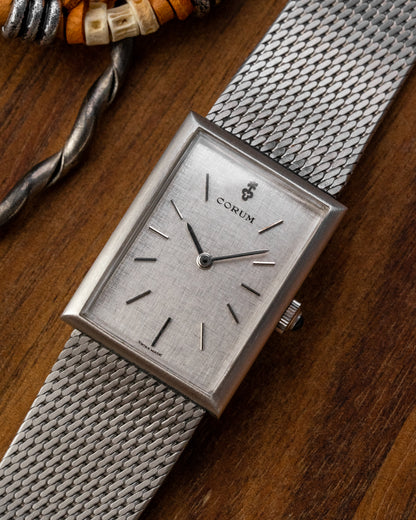 Corum Rectangular Linen dial Ref. 27281 (Cal. ETA 2512)