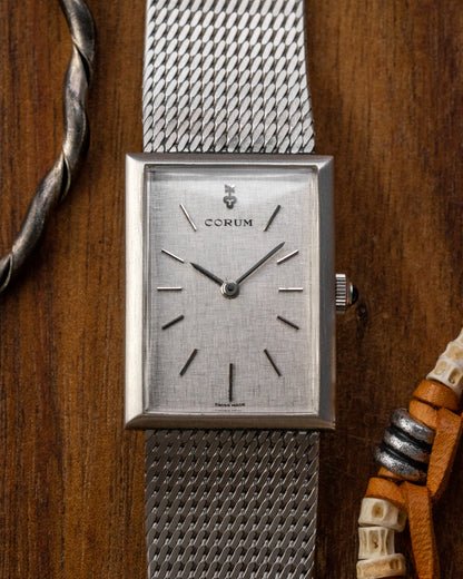 Corum Rectangular Linen dial Ref. 27281 (Cal. ETA 2512)