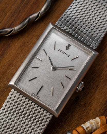Corum Rectangular Linen dial Ref. 27281 (Cal. ETA 2512)