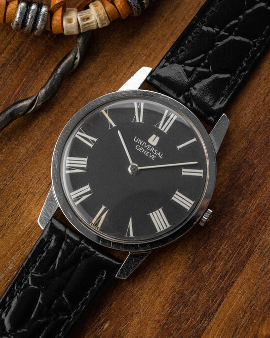 Universal Geneve "Ultra-Thin" Grey Roman dial Ref. 842101 (Cal. 1-42)