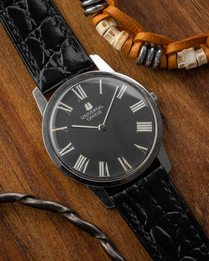 Universal Geneve "Ultra-Thin" Grey Roman dial Ref. 842101 (Cal. 1-42)