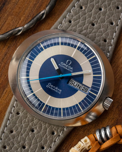 Omega Geneve Dynamic Day-Date "Blue Bullseye" UFO Ref. 166.079 (Cal. 752)