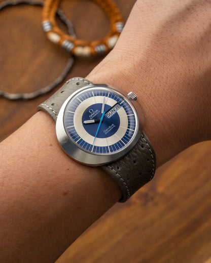 Omega Geneve Dynamic Day-Date "Blue Bullseye" UFO Ref. 166.079 (Cal. 752)