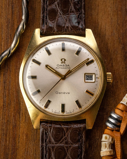 Omega Geneve "Waterproof" Automatic Date Gold Ref. 166.041 (Cal. 565)