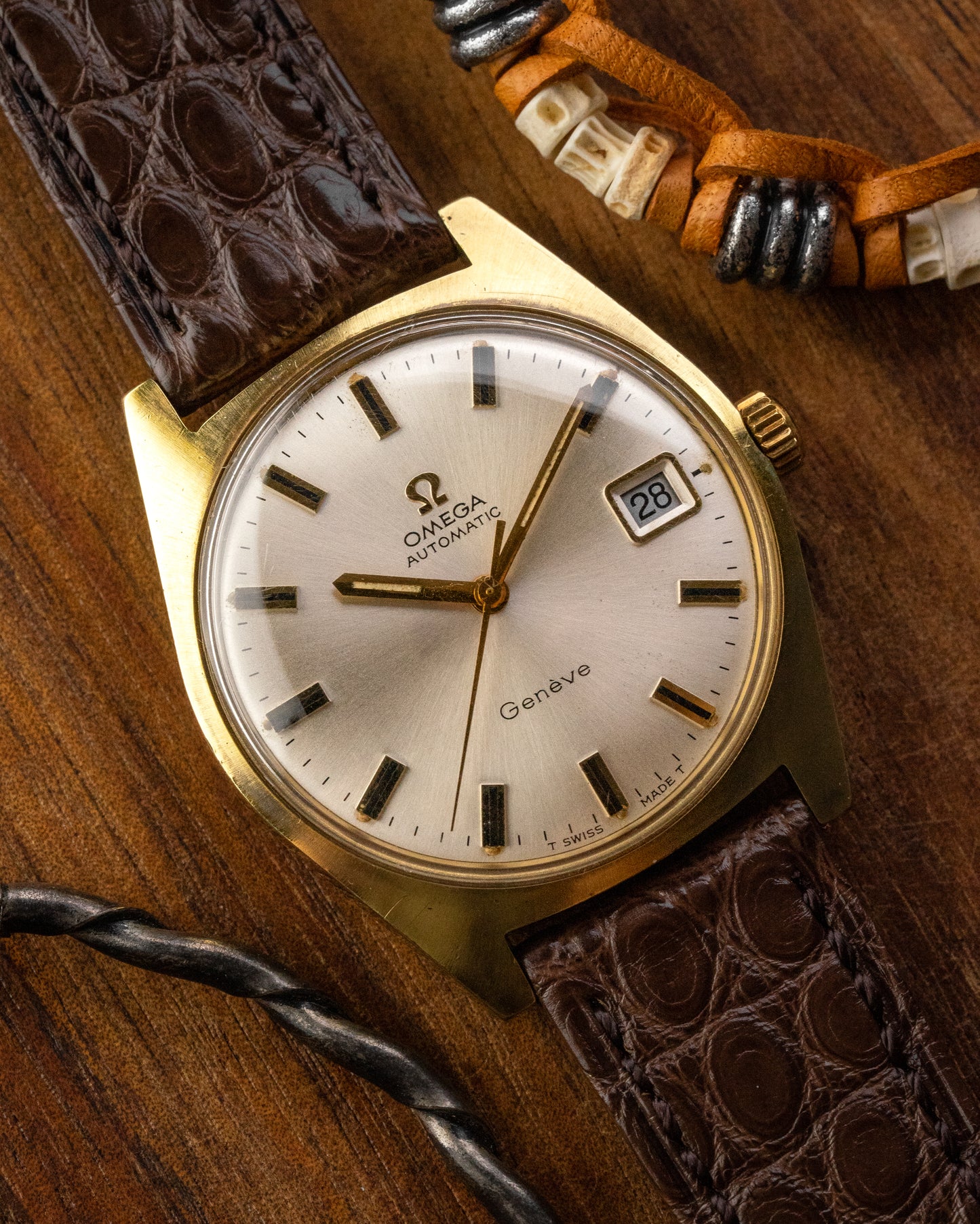 Omega Geneve "Waterproof" Automatic Date Gold Ref. 166.041 (Cal. 565)