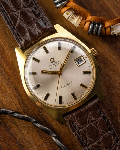 Omega Geneve "Waterproof" Automatic Date Gold Ref. 166.041 (Cal. 565)