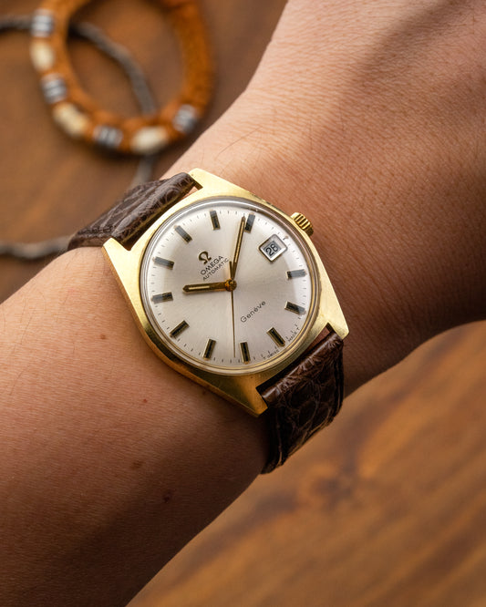 Omega Geneve "Waterproof" Automatic Date Gold Ref. 166.041 (Cal. 565)