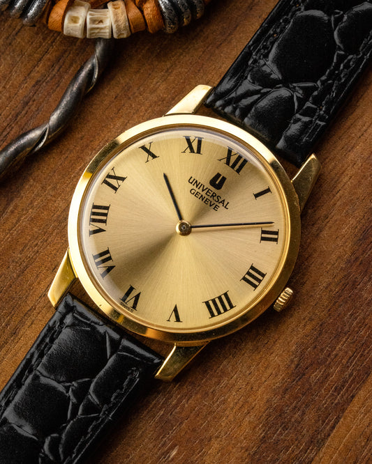 Universal Geneve "Ultra-Thin" Roman dial Gold Ref. 542101 (Cal. 1-42)