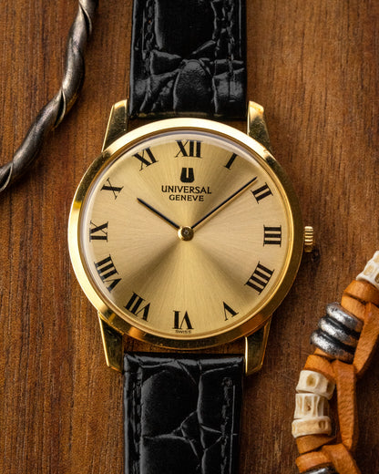 Universal Geneve "Ultra-Thin" Roman dial Gold Ref. 542101 (Cal. 1-42)