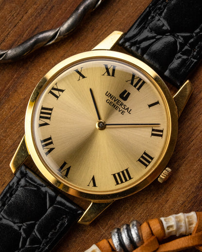Universal Geneve "Ultra-Thin" Roman dial Gold Ref. 542101 (Cal. 1-42)