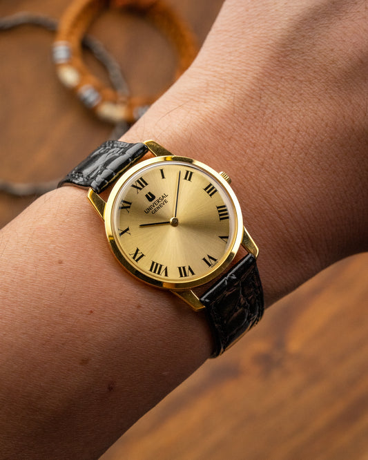 Universal Geneve "Ultra-Thin" Roman dial Gold Ref. 542101 (Cal. 1-42)