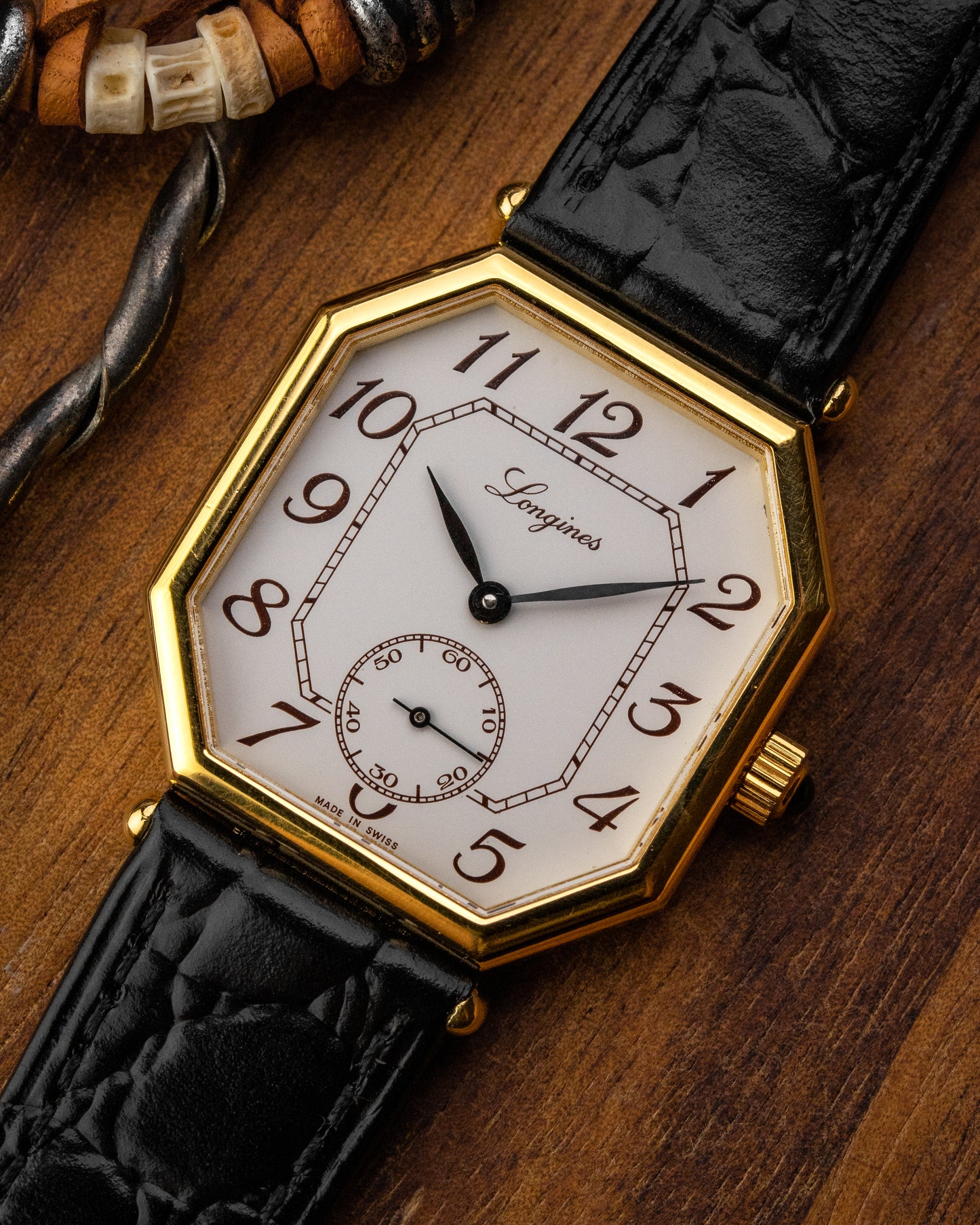 Longines Octagonal Breguet Numeral Gold Ref. 3209 (Cal. L846.4)