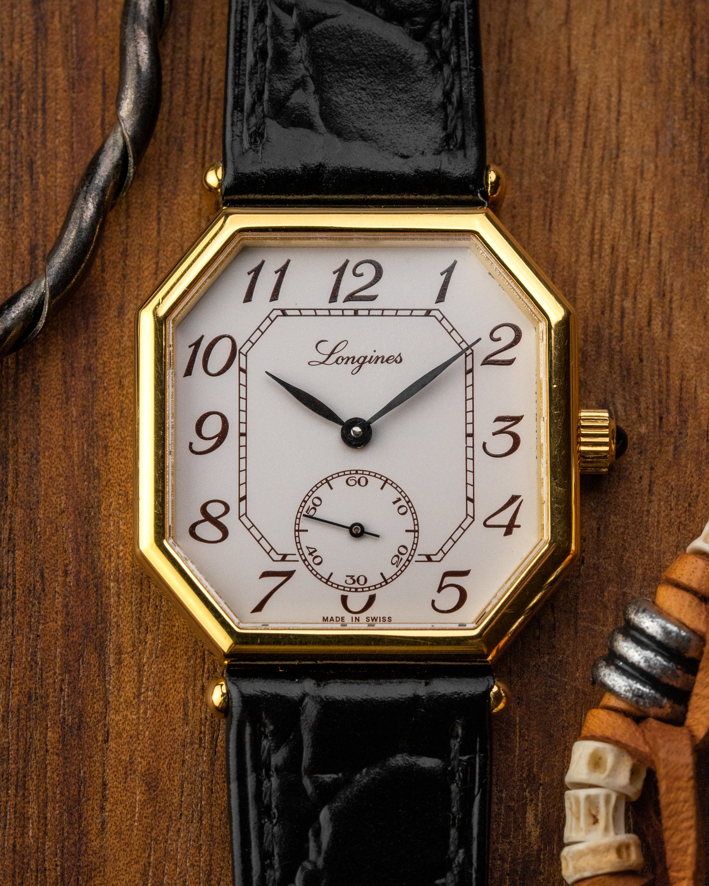 Longines Octagonal Breguet Numeral Gold Ref. 3209 (Cal. L846.4)