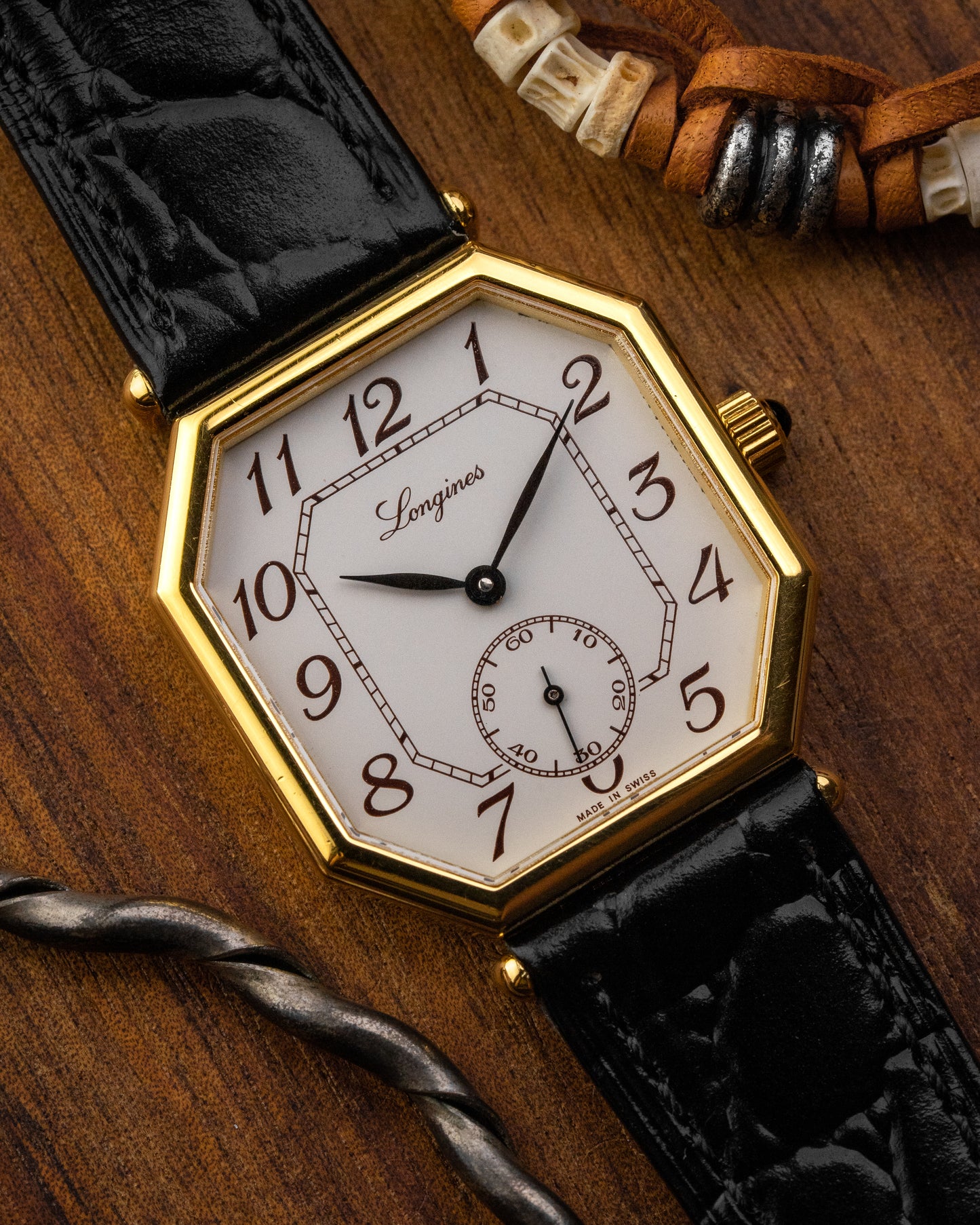 Longines Octagonal Breguet Numeral Gold Ref. 3209 (Cal. L846.4)