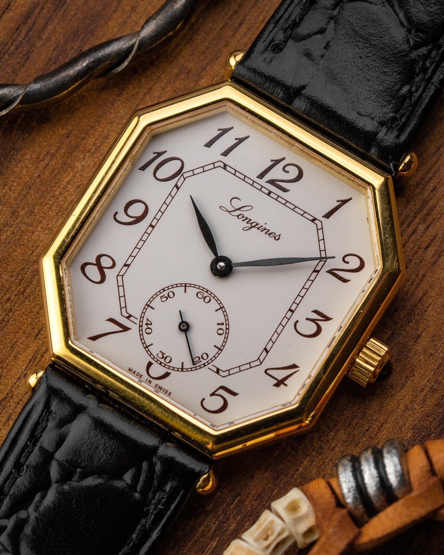 Longines Octagonal Breguet Numeral Gold Ref. 3209 (Cal. L846.4)