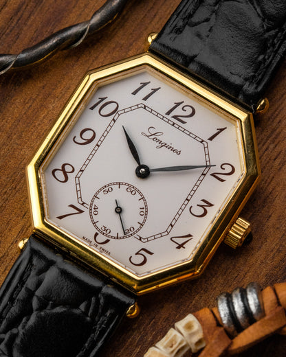Longines Octagonal Breguet Numeral Gold Ref. 3209 (Cal. L846.4)
