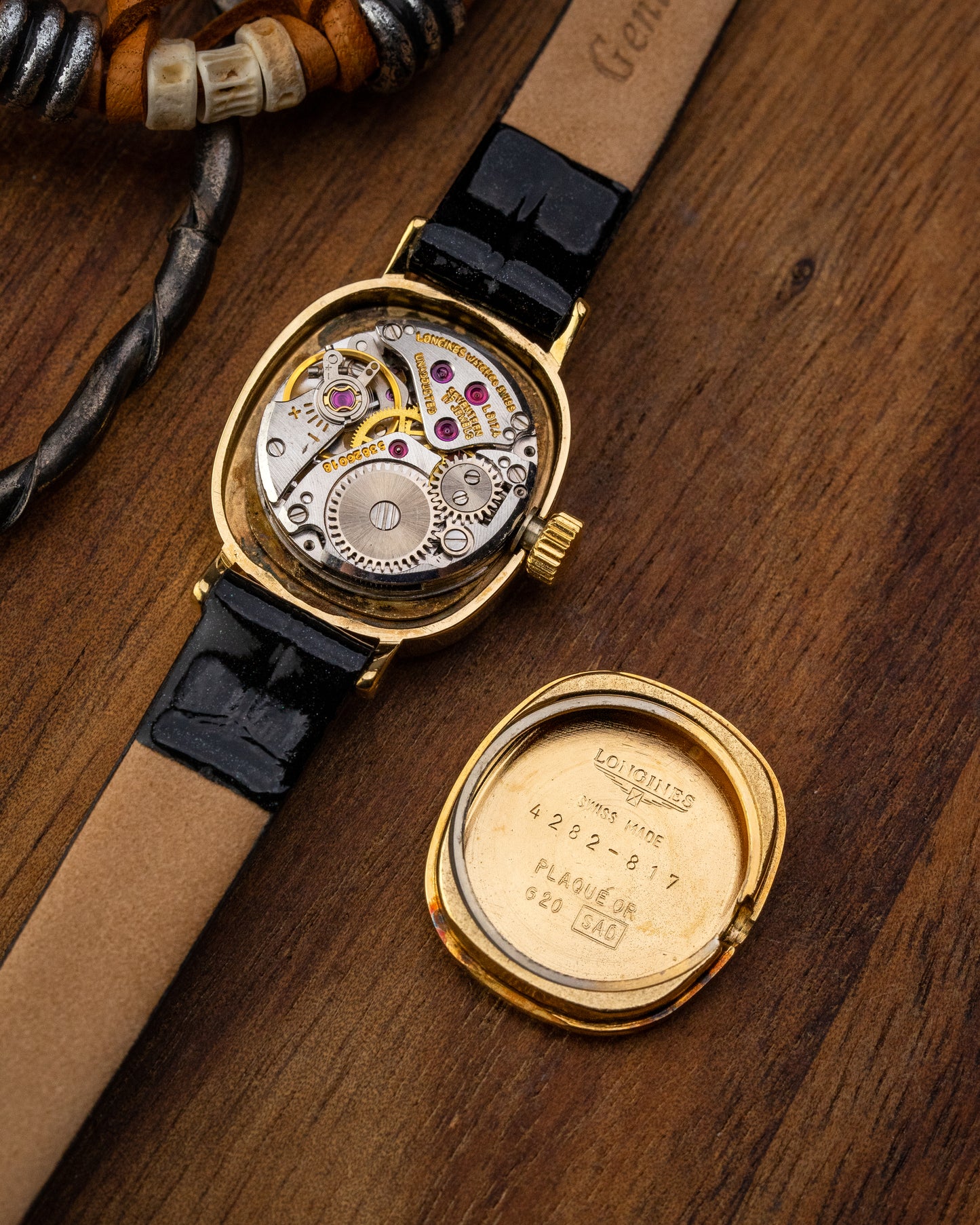 Longines Mini "Ellipse" Birch dial Gold Ref. 4282 (Cal. 817.4)