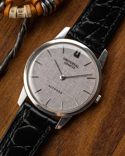 Universal Geneve Altesse "Ultra-Thin" Linen dial Ref. 842101 (Cal. 1-42)
