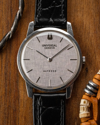 Universal Geneve Altesse "Ultra-Thin" Linen dial Ref. 842101 (Cal. 1-42)