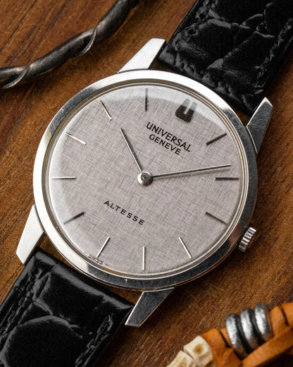 Universal Geneve Altesse "Ultra-Thin" Linen dial Ref. 842101 (Cal. 1-42)