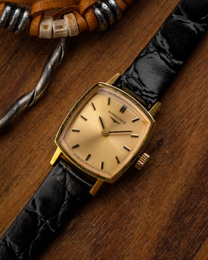 Longines Petite "Square Cushion" Gold Ref. 3000-1 (Cal. 5602)
