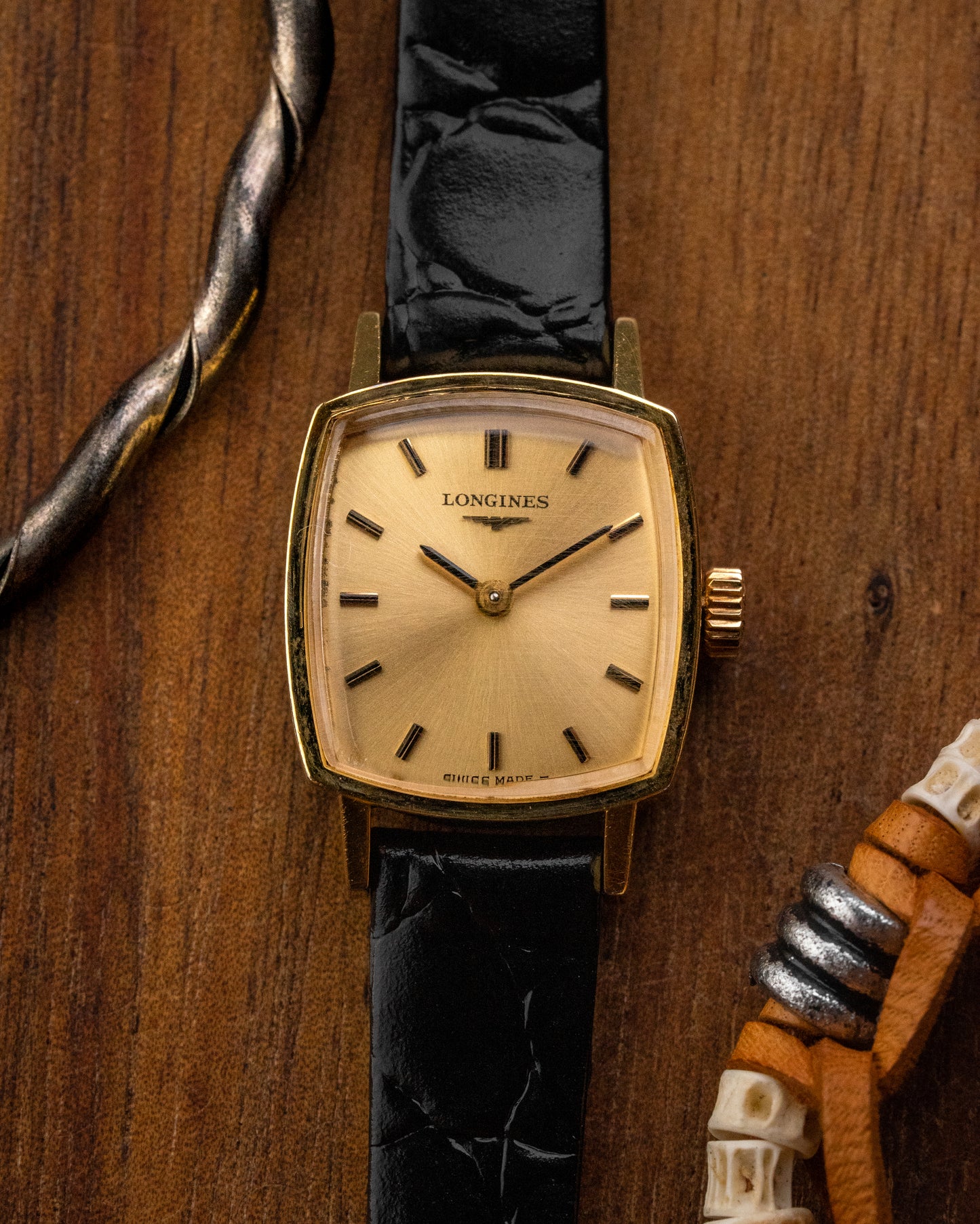 Longines Petite "Square Cushion" Gold Ref. 3000-1 (Cal. 5602)