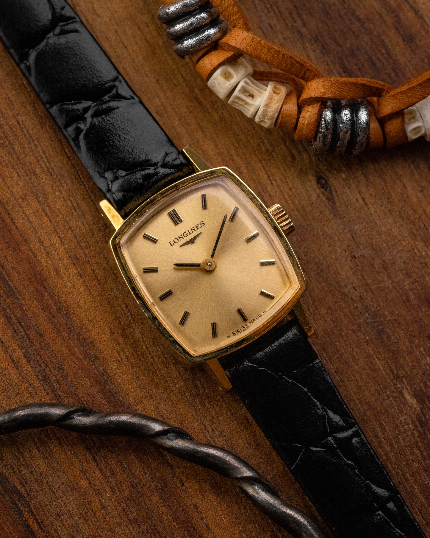 Longines Petite "Square Cushion" Gold Ref. 3000-1 (Cal. 5602)