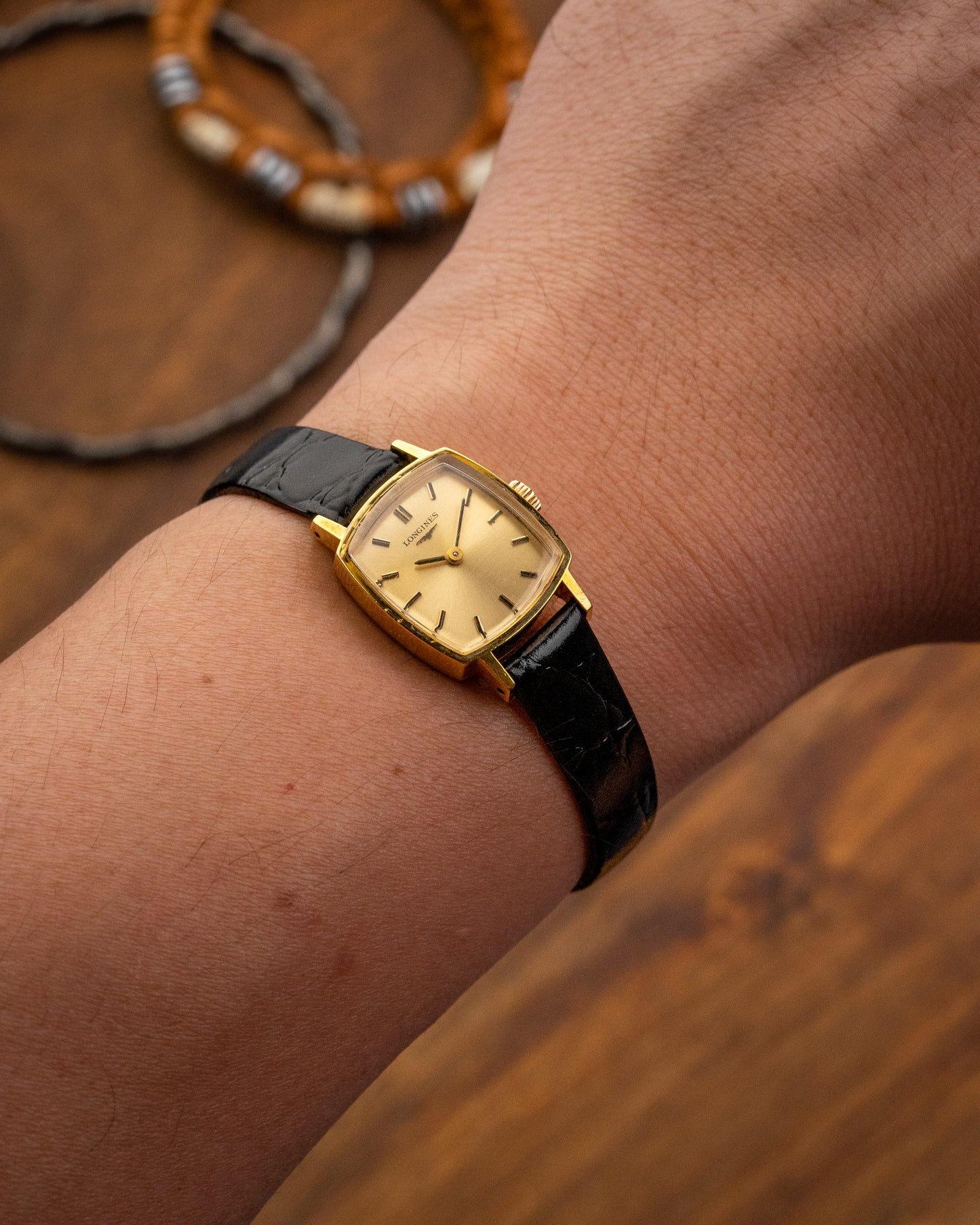 Longines Petite "Square Cushion" Gold Ref. 3000-1 (Cal. 5602)