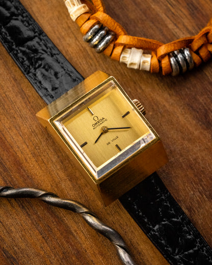 Omega De Ville Super-Émeraude "Sugar Cube" Gold Ref. 551.063 (Cal. 663)