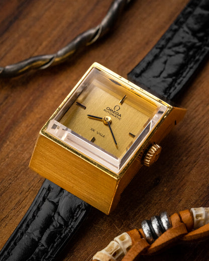 Omega De Ville Super-Émeraude "Sugar Cube" Gold Ref. 551.063 (Cal. 663)