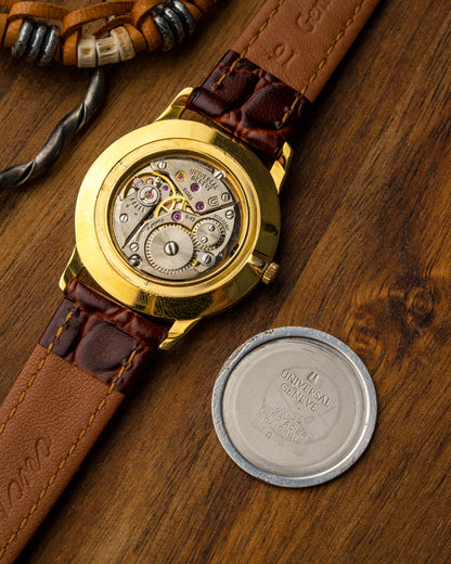 Universal Geneve "Ultra-Thin" Seal Script dial Gold Ref. 542101 (Cal. 1-42)