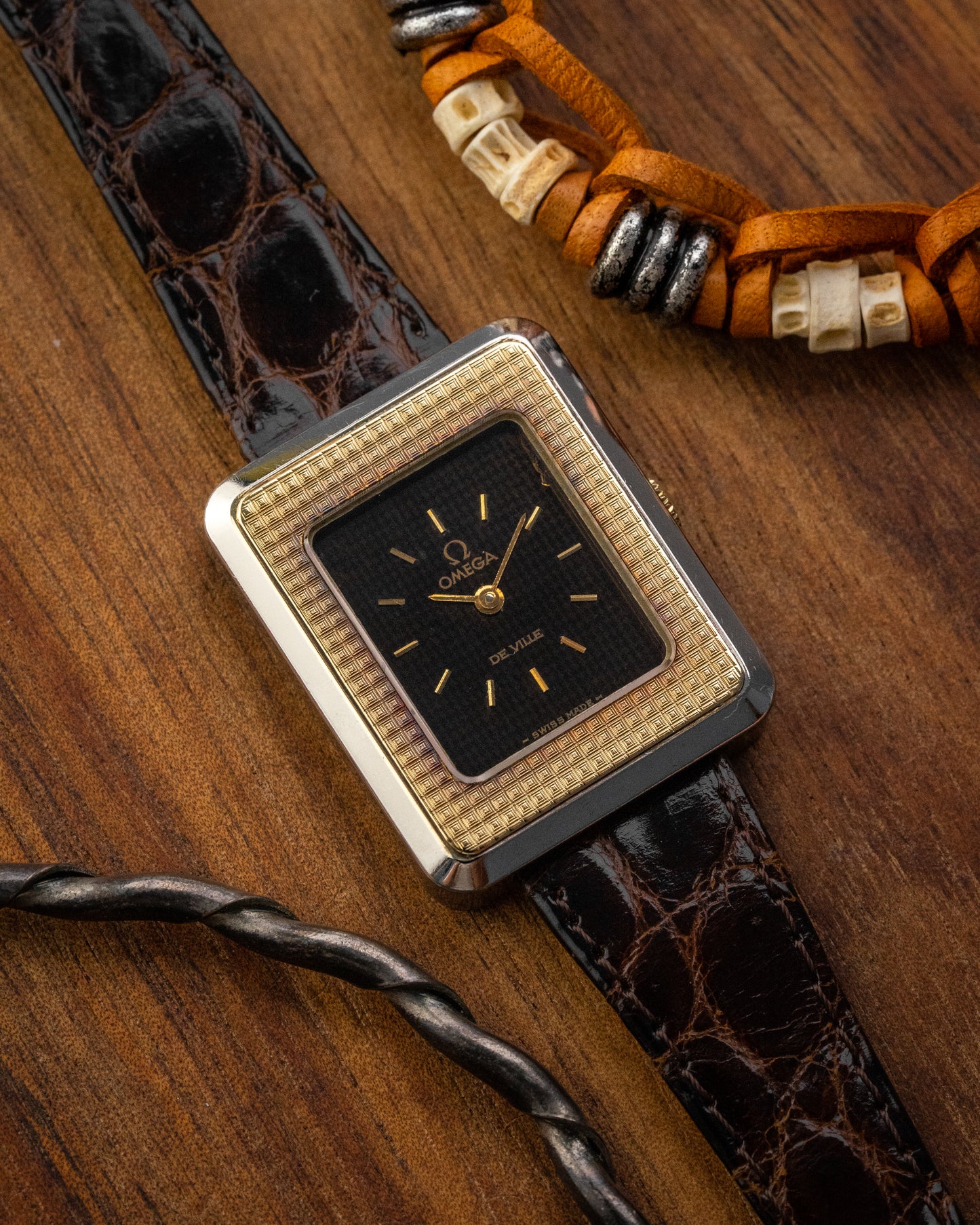 Omega De Ville Mini "Pavé d'Or" Rectangular Ref. 511.0511 (Cal. 625)