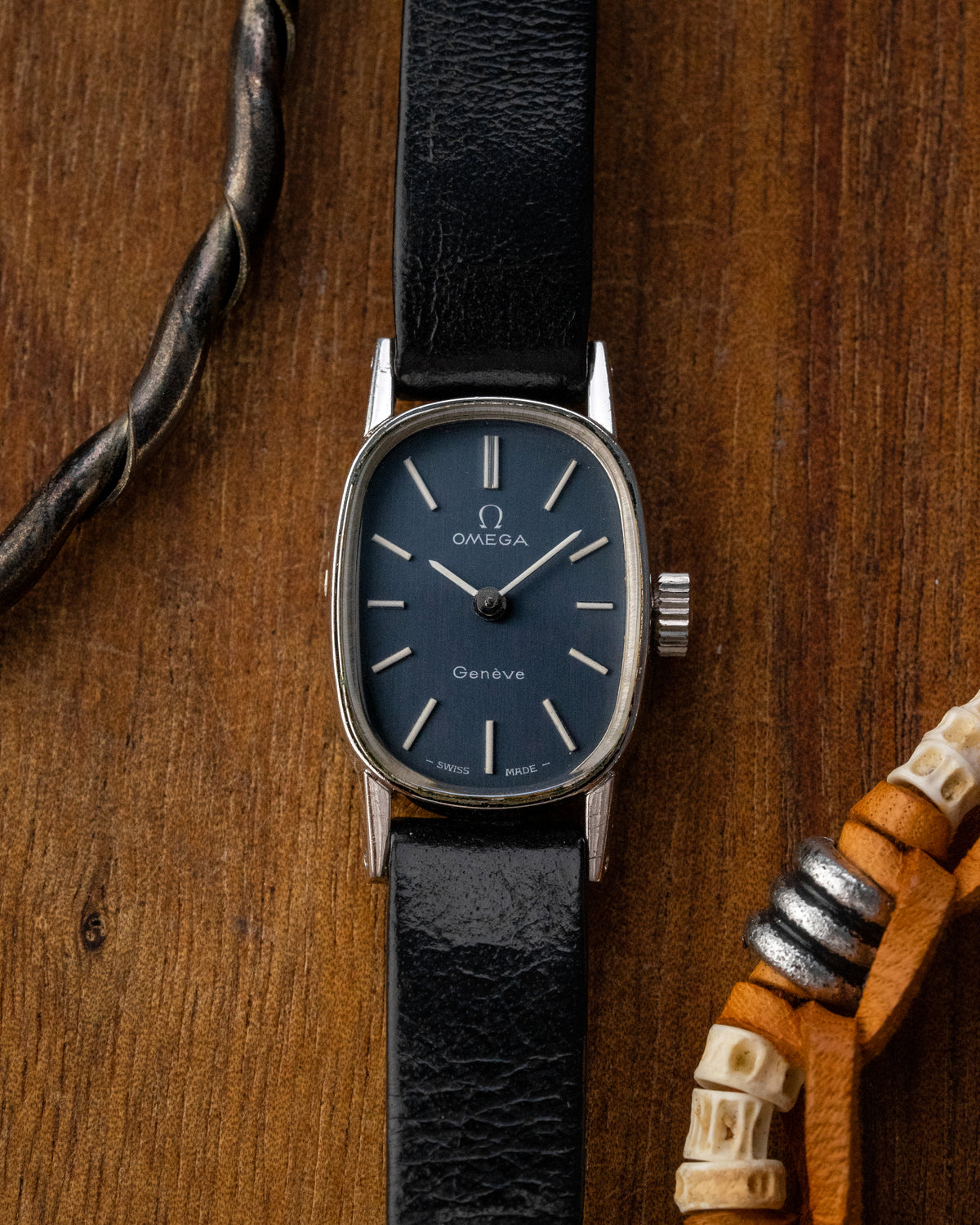 Omega Geneve Mini "Ellipse" Blue dial Ref. 511.414 (Cal. 485)