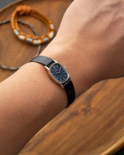 Omega Geneve Mini "Ellipse" Blue dial Ref. 511.414 (Cal. 485)