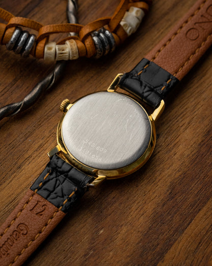 Universal Geneve Mini "Calatrava" White Roman dial Gold Ref. 542609 (Cal. 1-42)