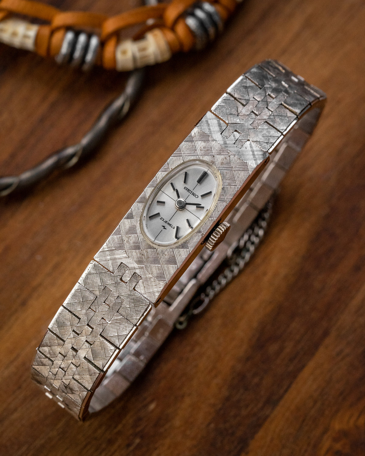Seiko Dame Guilloché Crosshair dial Ladies Ref. 1520-3341