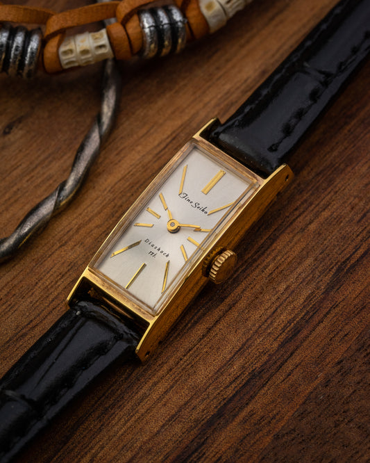 Seiko Fine "Tank style" Gold Ladies
