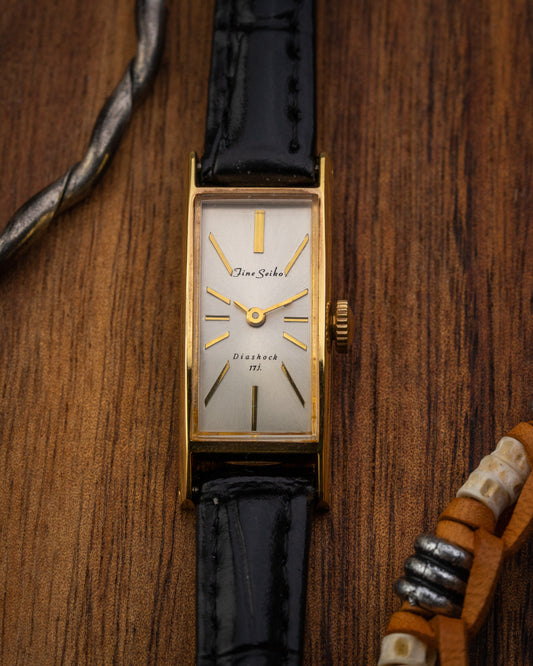 Seiko Fine "Tank style" Gold Ladies