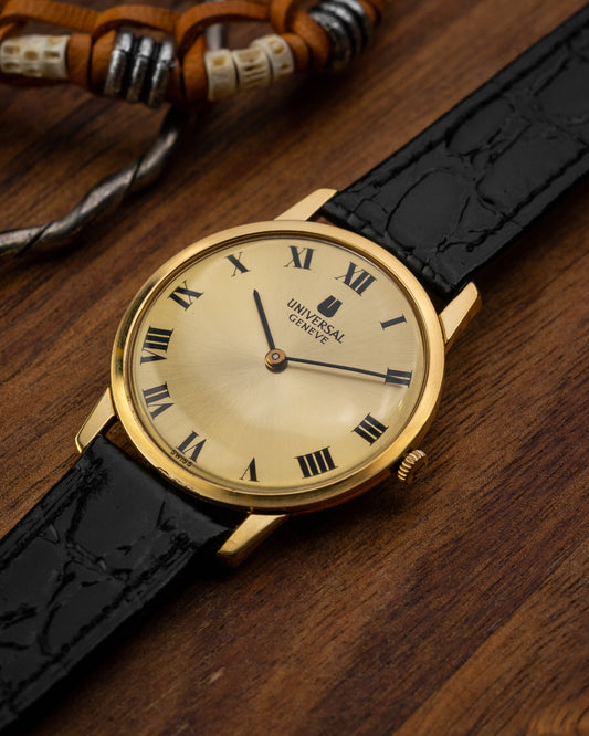 Universal Geneve "Ultra-Thin" Roman dial Gold Ref. 542101 (Cal. 1-42)
