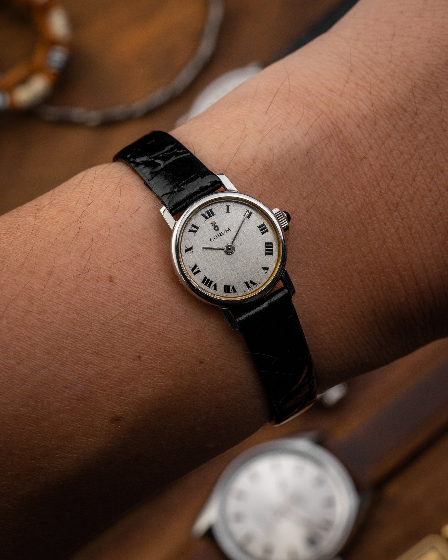 Corum Linen Roman dial Petite Ladies Ref. 16183
