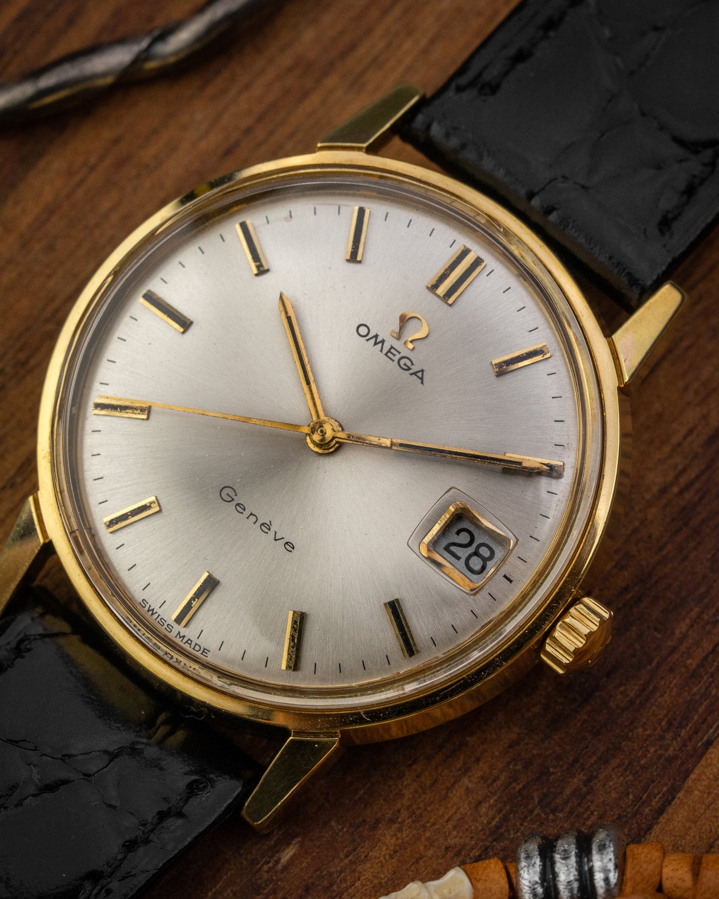 Omega Geneve “Seamaster” Date Gold Ref. 136.011SP (Cal. 613)