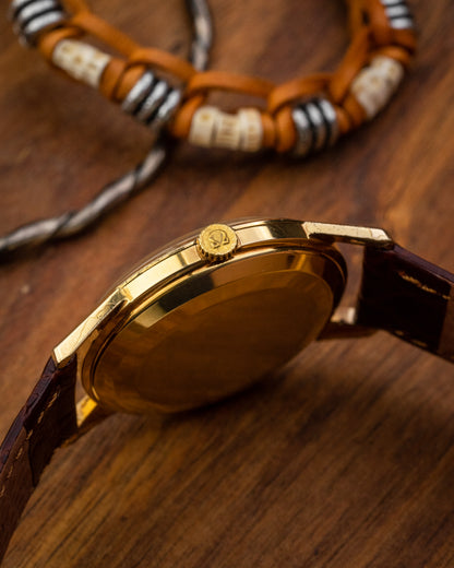 Omega Classic Crosshair dial Gold Ref. 14732-1 (Cal. 285)