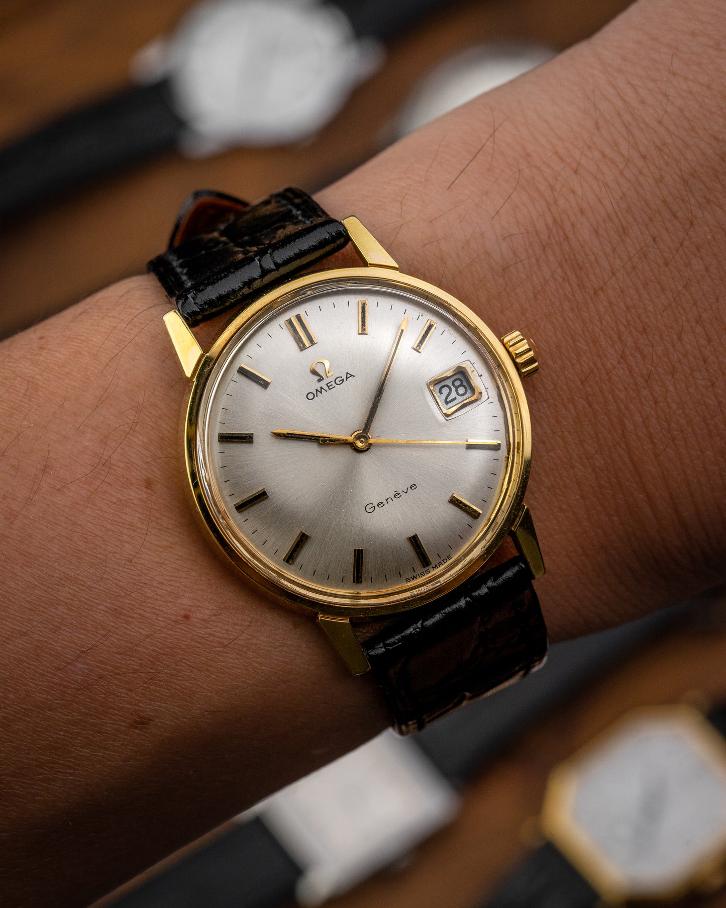 Omega Geneve “Seamaster” Date Gold Ref. 136.011SP (Cal. 613)