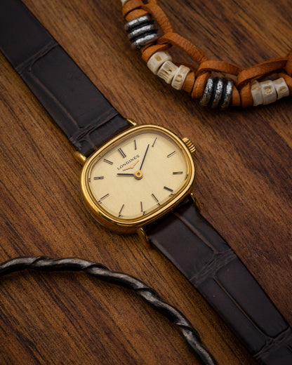 Longines “Ellipse Horizontale” Oval Ladies Gold Ref. 1129 (Cal. L817.4)